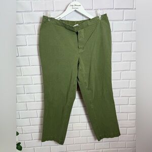 Isaac Mizrahi 18W Olive green Pants | Pull-On Comfort Fit Style